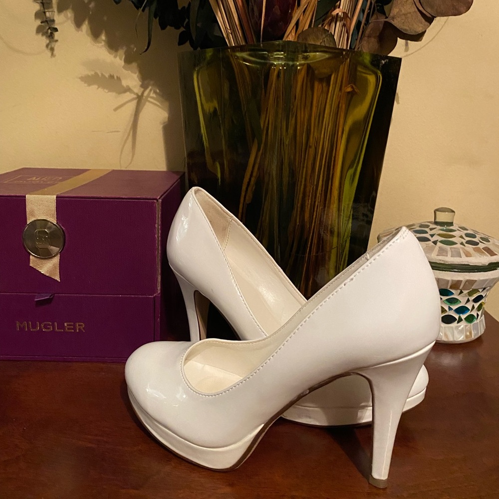 Patent leather heels